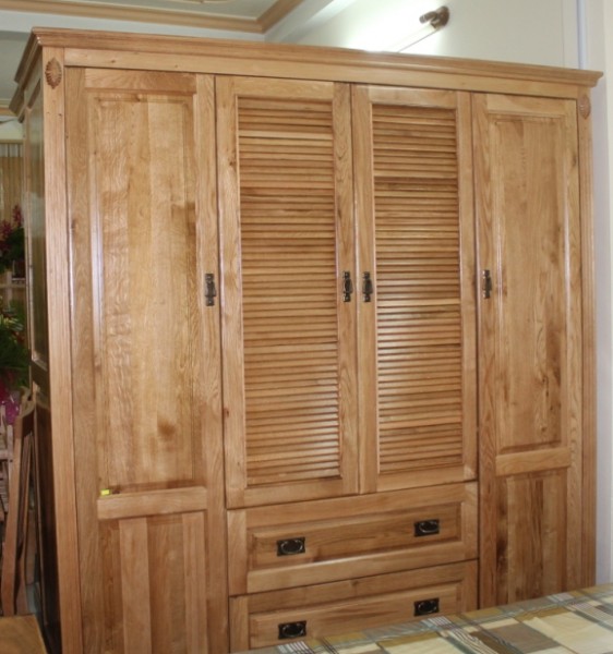 Tủ Áo Gỗ Tự Nhiên - MS27